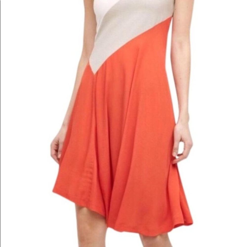 Anthropologie Maeve Color Block Cameroon Dress - Picture 2 of 7